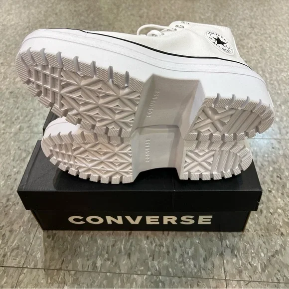 [BNIB] Converse Chuck Taylor All Star Lugged Heel Platform High Top White - US 8 - Picture 8 of 13